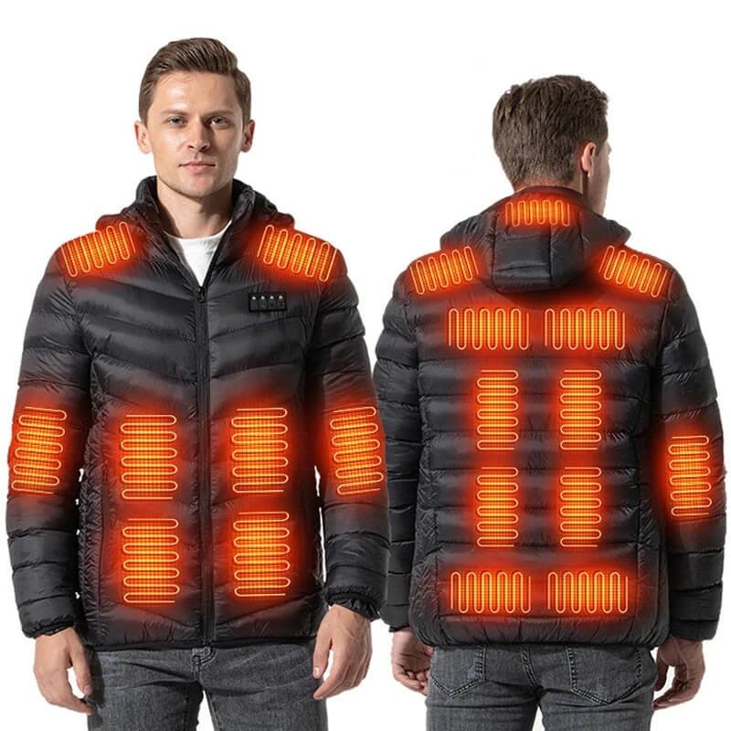 Elektrisch beheizte Jacke mit USB, Unisex, bis zu 19 Zonen Užsisakykite Trendai.lt